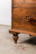Load image into Gallery viewer, 19th Century English 2 Over 2 Stained Pine Chest of Drawers
