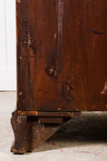 Load image into Gallery viewer, English Mahogany Chest with Ebony Check Inlay Drawer Detail + Swan Neck Handles (c. 1900)
