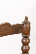 Load image into Gallery viewer, PAIR of English Ladderback Bobbin Chairs with Rainbow Rush Seats
