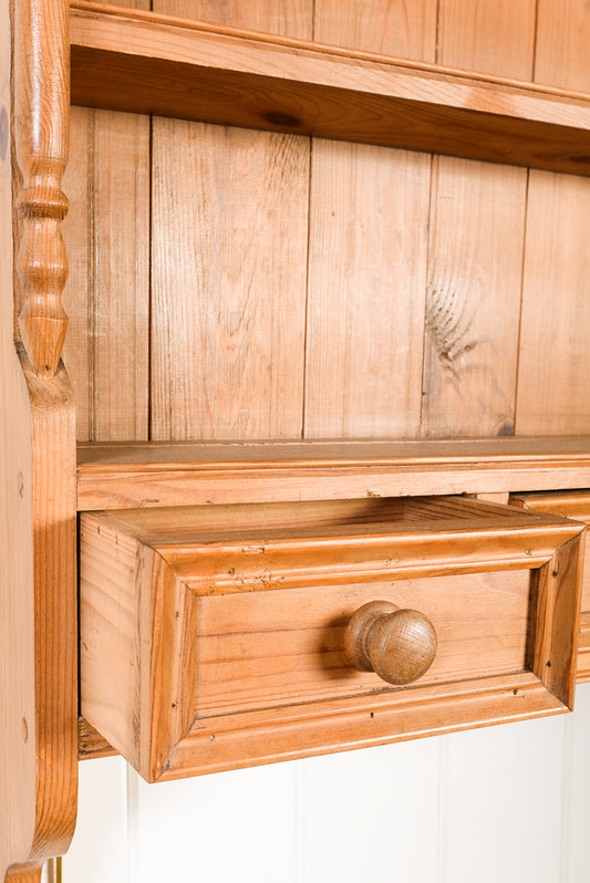 English Pine Wall Hanging Rack