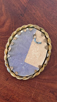 Load image into Gallery viewer, Antique French Brass Oval Rope Frame | Wall Hanging
