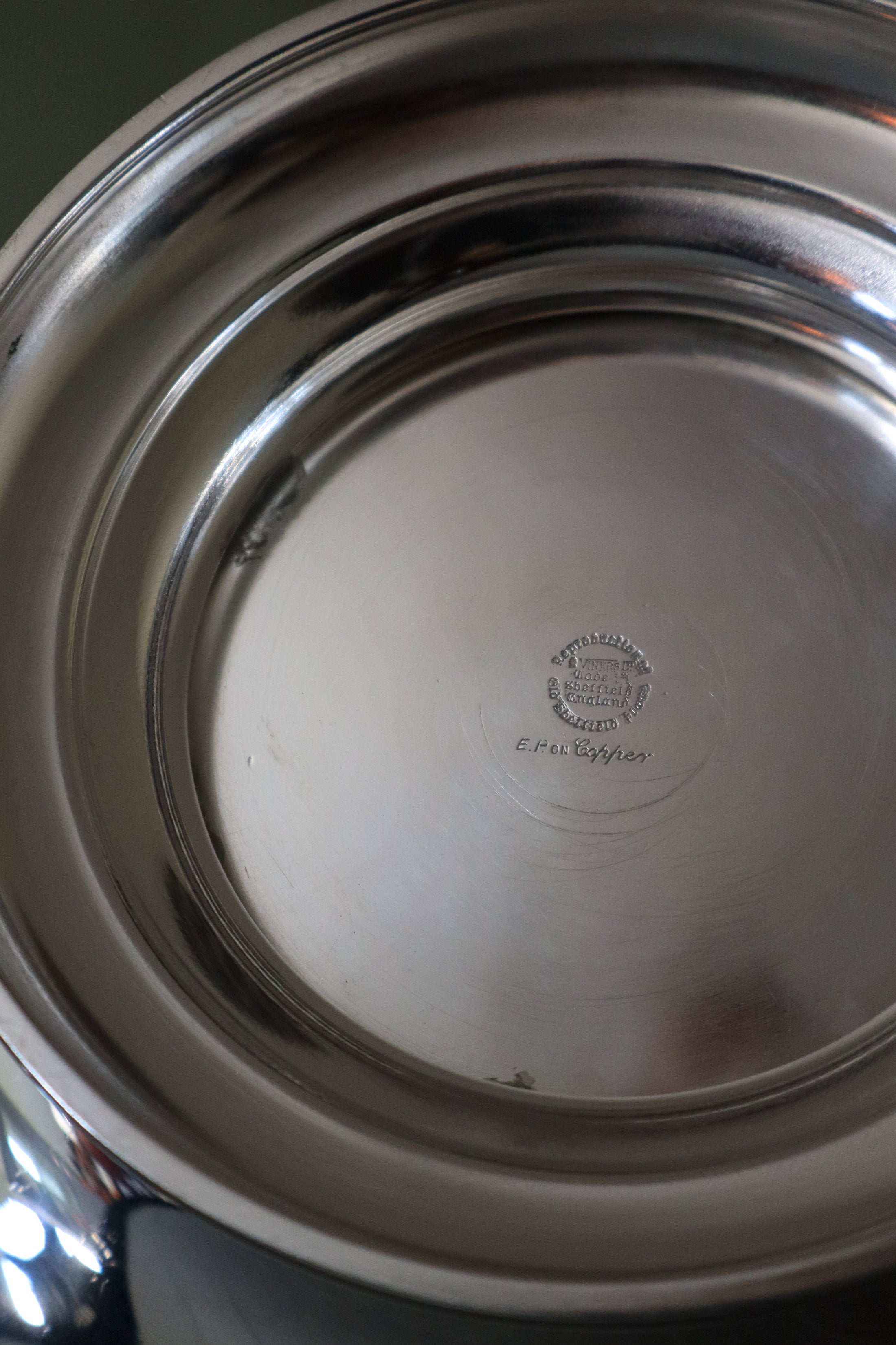 Silver Plated Copper Punch Bowl (Sheffield, England c. 1920)