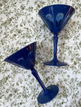 Load image into Gallery viewer, Navy Blue Martini Glasses (SET OF 2)
