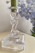 Load image into Gallery viewer, Vintage Imperial Glass Koi Fish Single Candlestick
