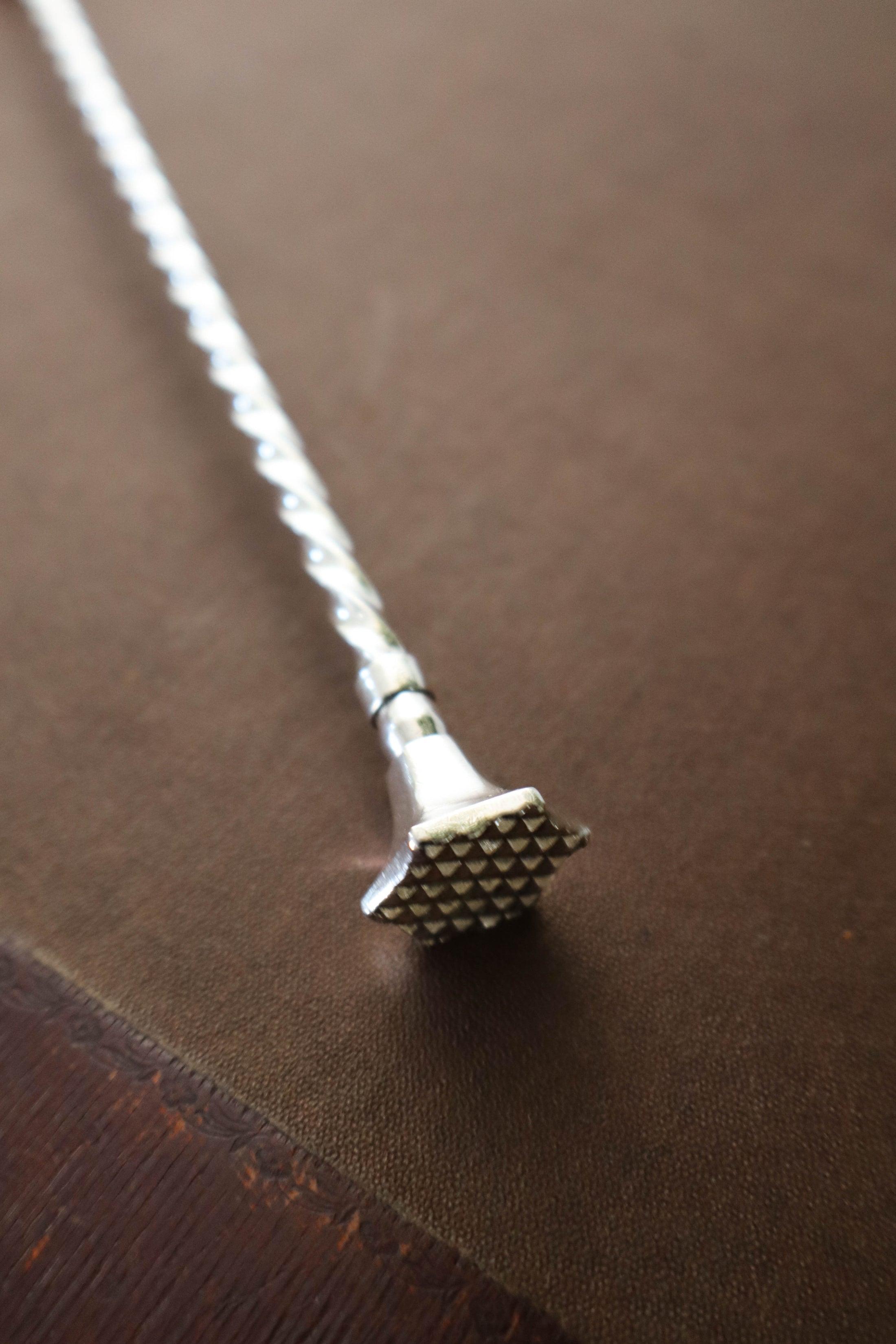 French Silver Plate Cocktail Stirrer