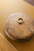 Load image into Gallery viewer, Petite Antique Round Lidded Burl Wood Box
