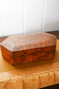 Load image into Gallery viewer, Unique Elongated Octagon Lidded Burl Box
