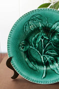 Load image into Gallery viewer, Antique French Majolica Thistle Plate
