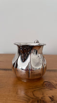 Load image into Gallery viewer, Antique Silver Plate Scalloped Creamer
