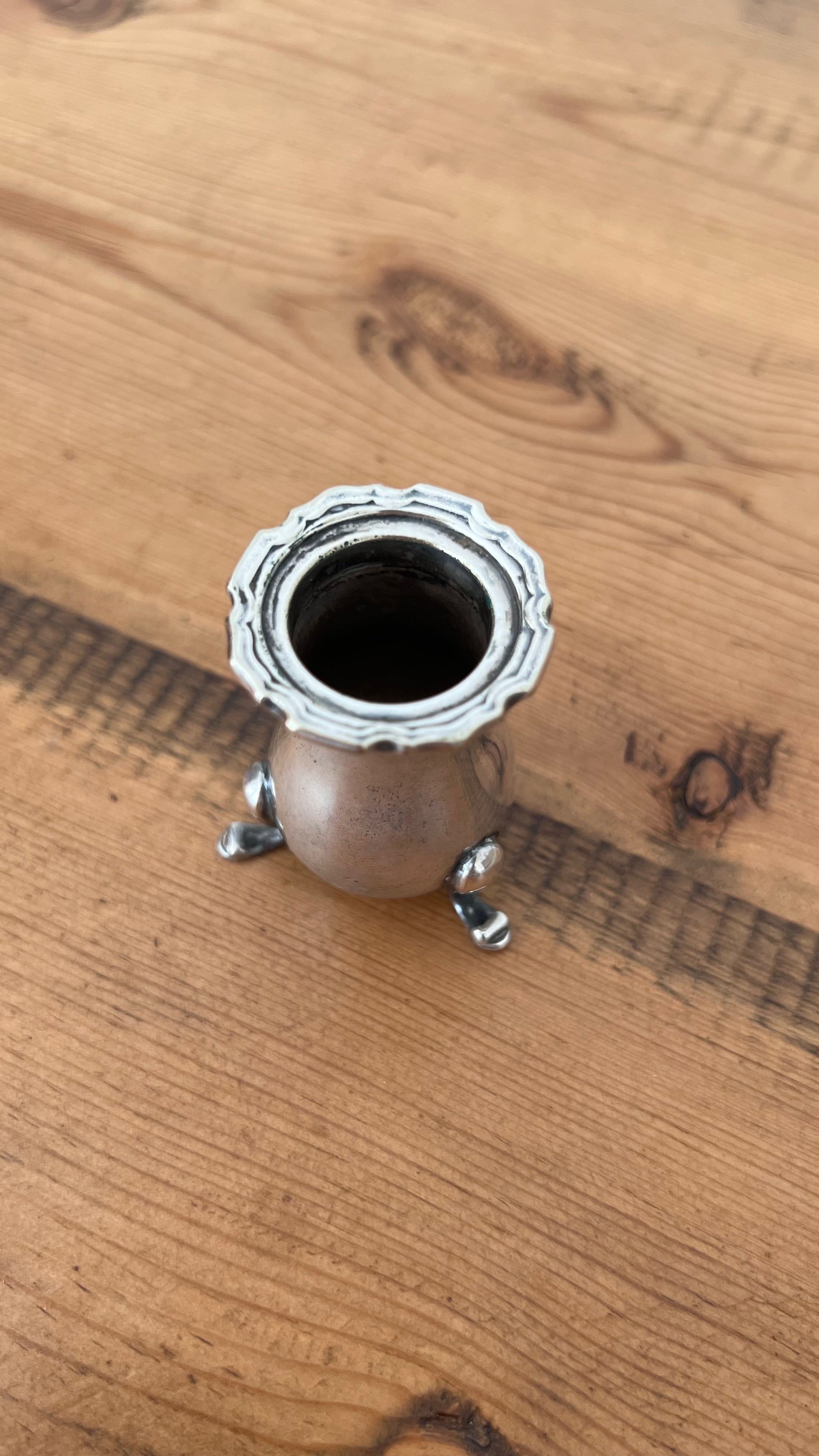 Mappin & Webbs Silver Plate Pepper Shaker (missing top)