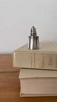 Load image into Gallery viewer, Antique Etched Silver Plate Pepper Shaker

