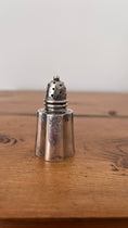 Load image into Gallery viewer, Antique Etched Silver Plate Pepper Shaker
