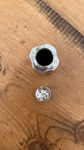 Load image into Gallery viewer, Antique Etched Silver Plate Pepper Shaker
