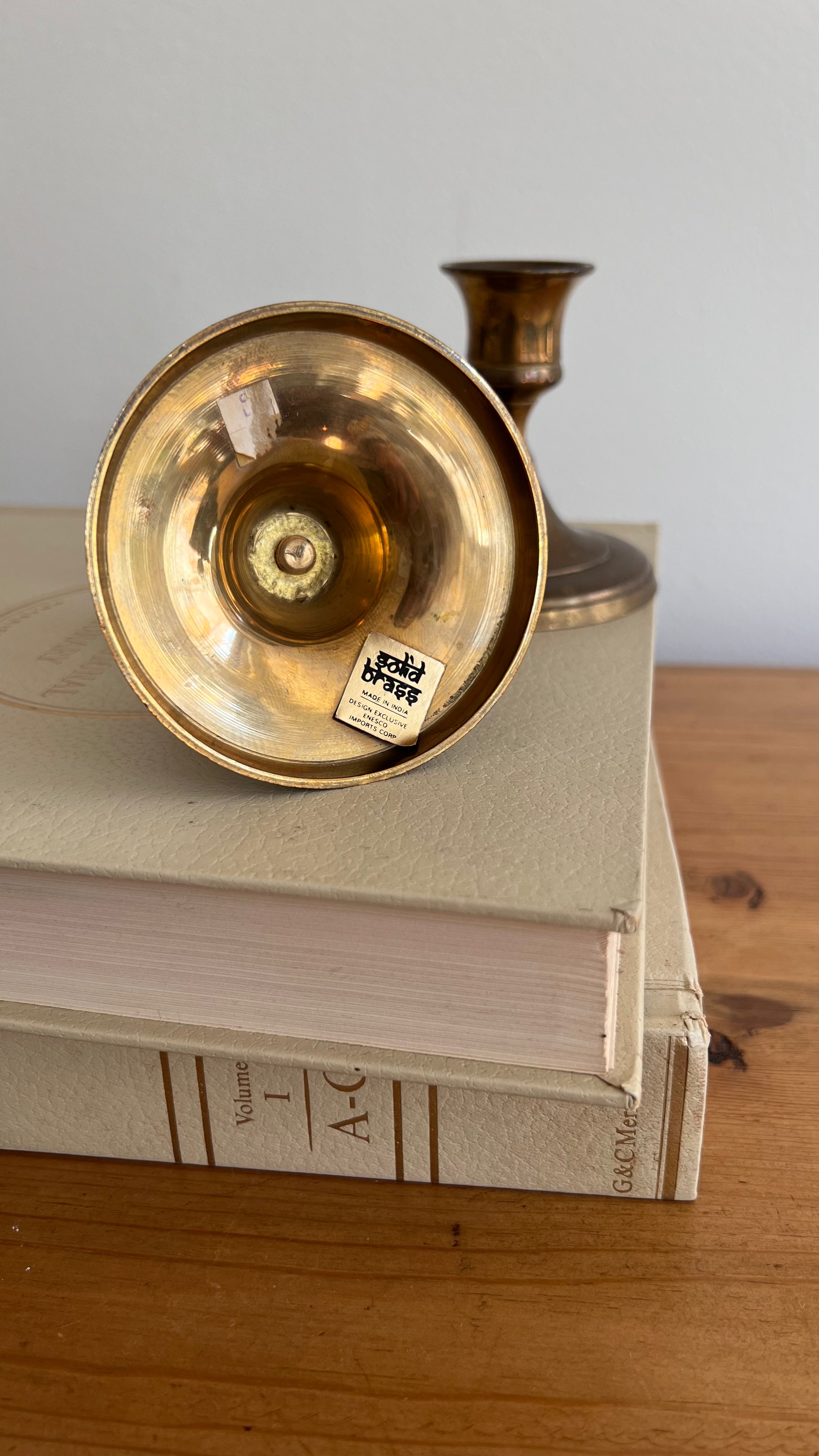 3.25”H Brass Candlesticks (PAIR)