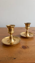 Load image into Gallery viewer, Lacquered Brass Candlesticks (PAIR)
