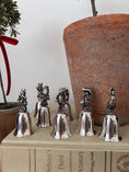 Load image into Gallery viewer, SET of 12 Vintage New England Collectors Beatrix Potter Silver Plate Bells
