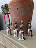 Load image into Gallery viewer, SET of 12 Vintage New England Collectors Beatrix Potter Silver Plate Bells
