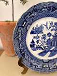Load image into Gallery viewer, Antique 1907 Buffalo Pottery Chinoiserie Blue Willow Plate
