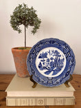 Load image into Gallery viewer, Antique 1907 Buffalo Pottery Chinoiserie Blue Willow Plate
