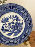 Load image into Gallery viewer, Antique 1907 Buffalo Pottery Chinoiserie Blue Willow Plate
