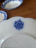 Load image into Gallery viewer, (SET of 4) Grindley Antique Blue Flow Transferware 7” Side Plates (19th century) | as is
