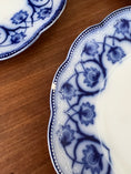 Load image into Gallery viewer, (SET of 4) Grindley Antique Blue Flow Transferware 9” Dinner Plates c. 19th century
