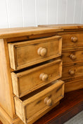 Load image into Gallery viewer, PAIR English Pine 3 Drawer Bedside Chests
