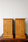Load image into Gallery viewer, PAIR English Pine 3 Drawer Bedside Chests
