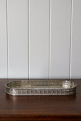 Load image into Gallery viewer, Rounded Gallery Silverplate Viners of Sheffield
