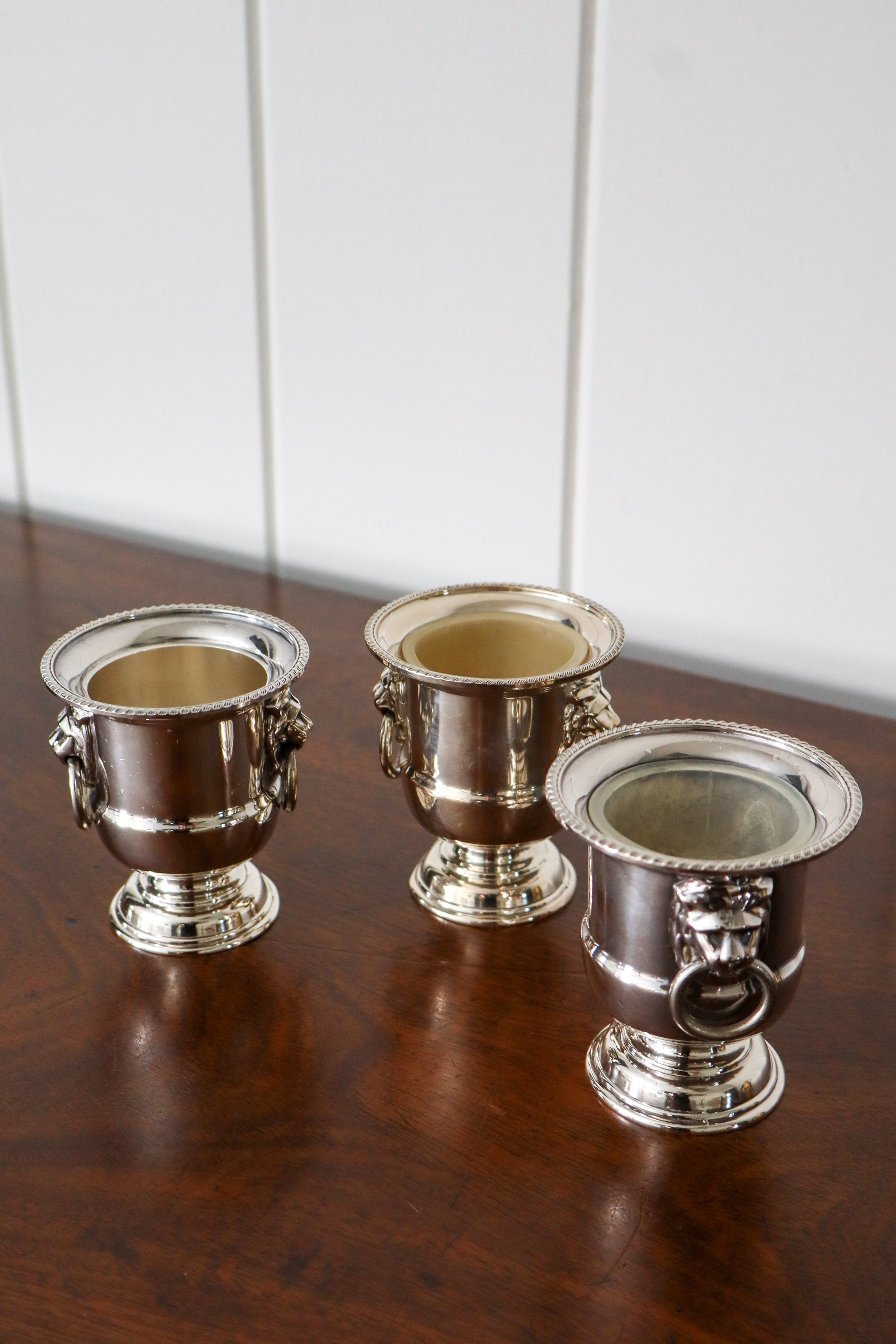 Sheffield Silverplate Mini Toothpick Urn
