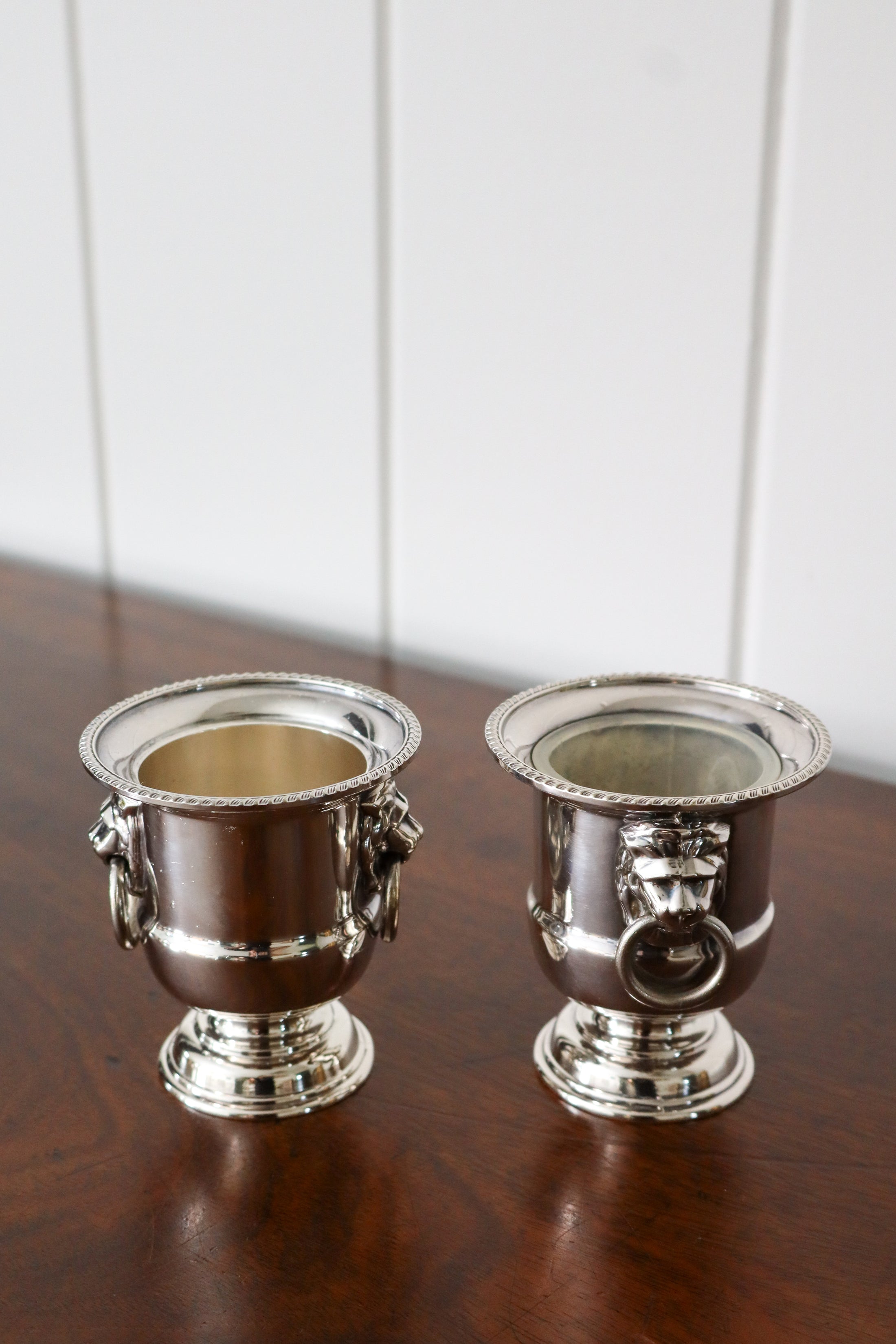 Sheffield Silverplate Mini Toothpick Urn