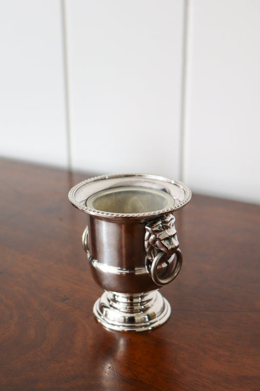 Sheffield Silverplate Mini Toothpick Urn