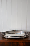 Load image into Gallery viewer, Large Scalloped Silverplate Butlers Tray
