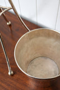 Load image into Gallery viewer, English Plate Champagne Bucket with Military Engraving (British NAAFI) and Stand
