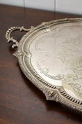 Load image into Gallery viewer, Victorian Silverplate Afternoon Tea Tray, c. 1880, Philip Ashberry + Sons
