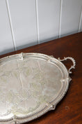 Load image into Gallery viewer, Victorian Silverplate Afternoon Tea Tray, c. 1880, Philip Ashberry + Sons

