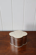 Load image into Gallery viewer, English Silver Plate Scalloped Biscuit Tin
