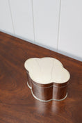 Load image into Gallery viewer, English Silver Plate Scalloped Biscuit Tin
