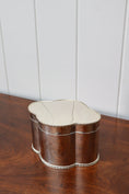 Load image into Gallery viewer, English Silver Plate Scalloped Biscuit Tin
