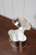 Load image into Gallery viewer, English Silver Plate Scalloped Biscuit Tin
