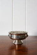 Load image into Gallery viewer, Sheffield Silverplate Engraved Frogger Vase
