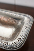 Load image into Gallery viewer, Antique English Silverplate Rectangular Bon Bon Dish
