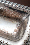 Load image into Gallery viewer, Antique English Silverplate Rectangular Bon Bon Dish
