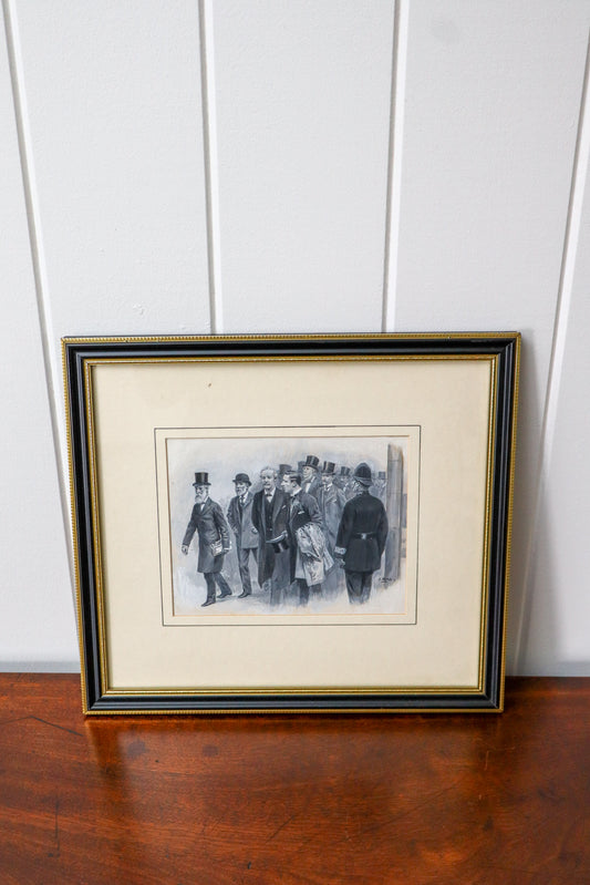 Signed English Parliament Drawing