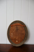 Load image into Gallery viewer, George III Oval Floral Needlework on Silk in Original Hand Carved Gilt Frame (c. 1810)
