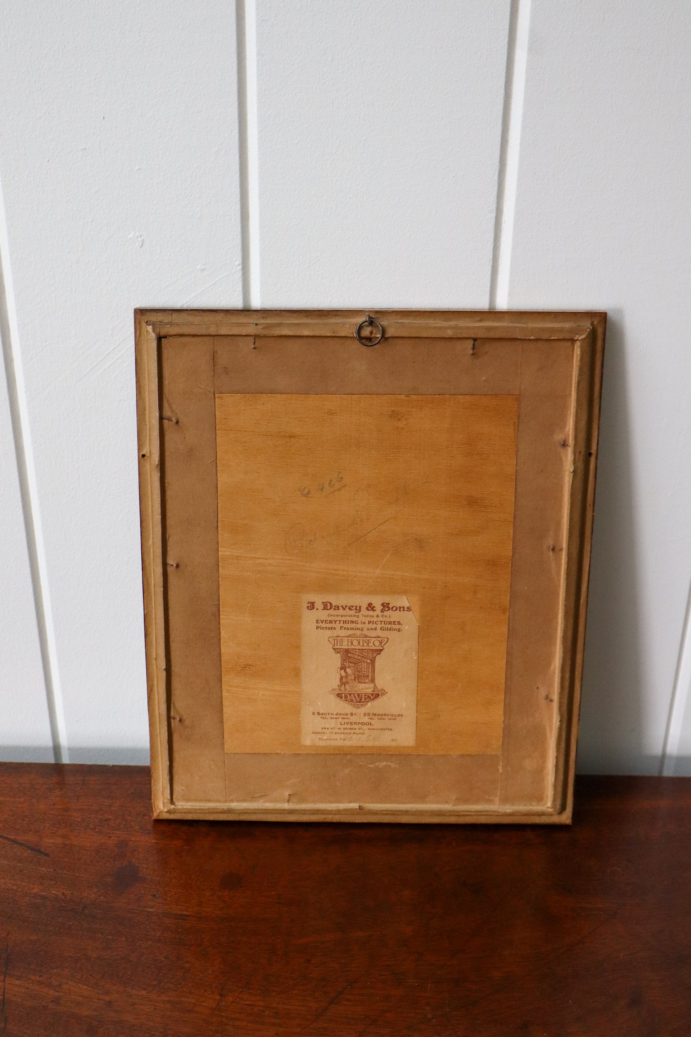 Portrait of an Englishman in Oak Frame | Hand Colored