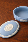 Load image into Gallery viewer, Wedgwood Blue Jasperware Trinket Box

