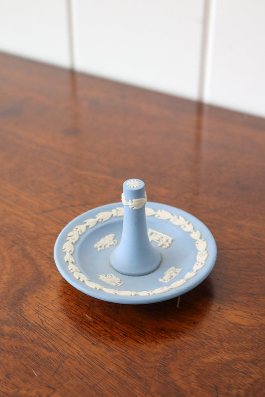 Wedgwood Blue Jasperware Ring Tray