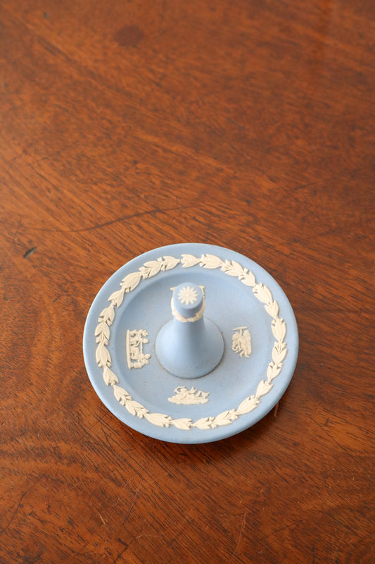 Wedgwood Blue Jasperware Ring Tray
