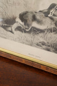 Load image into Gallery viewer, 'Muff's Work' Antique English Hare Print in Oak Frame
